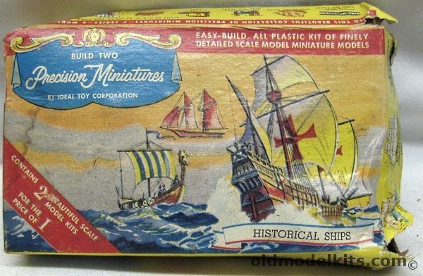 ITC Santa Maria and Mayflower - Precision Miniatures Historical Ship Models, 3756-40 plastic model kit